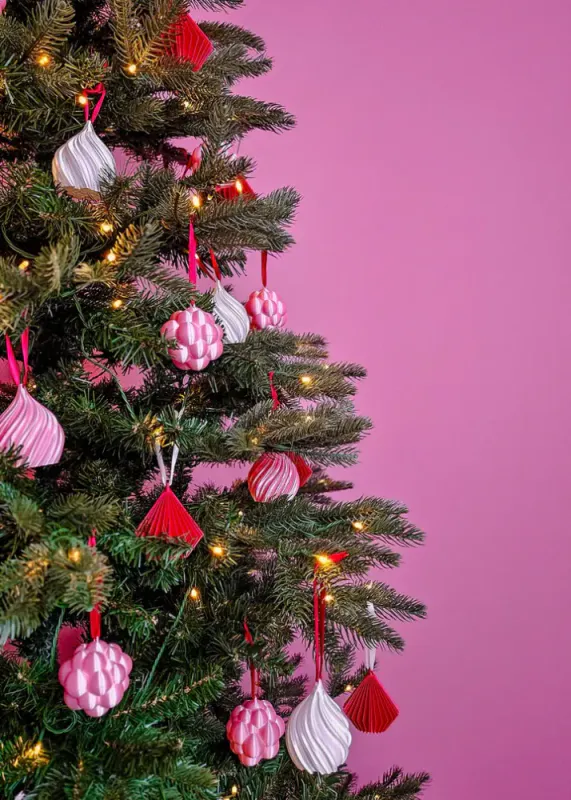 STRIPE Julekule  Silver