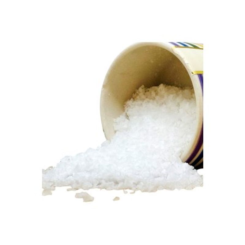 Salt Flakes i Keramikk krukke Rød/Hvit 55g