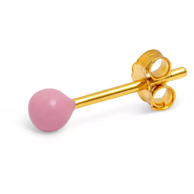 Hovedbilde Color Ball Ørering 1 stk Light Pink