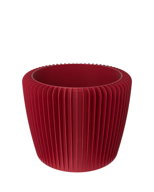 STRIPE Potte Burgunder M
