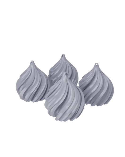 Hovedbilde WAVE Julekule, Silver